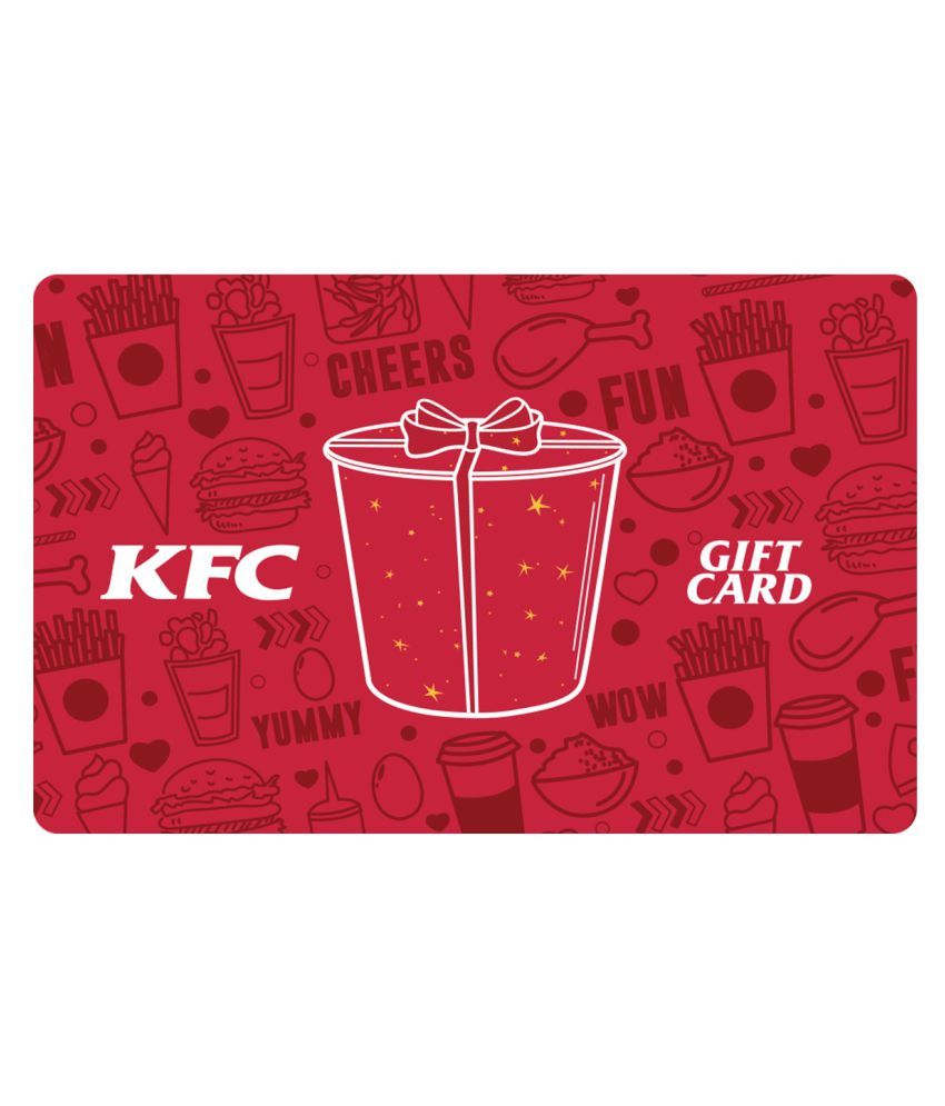 KFC E-Gift Card - Buy Online on Snapdeal