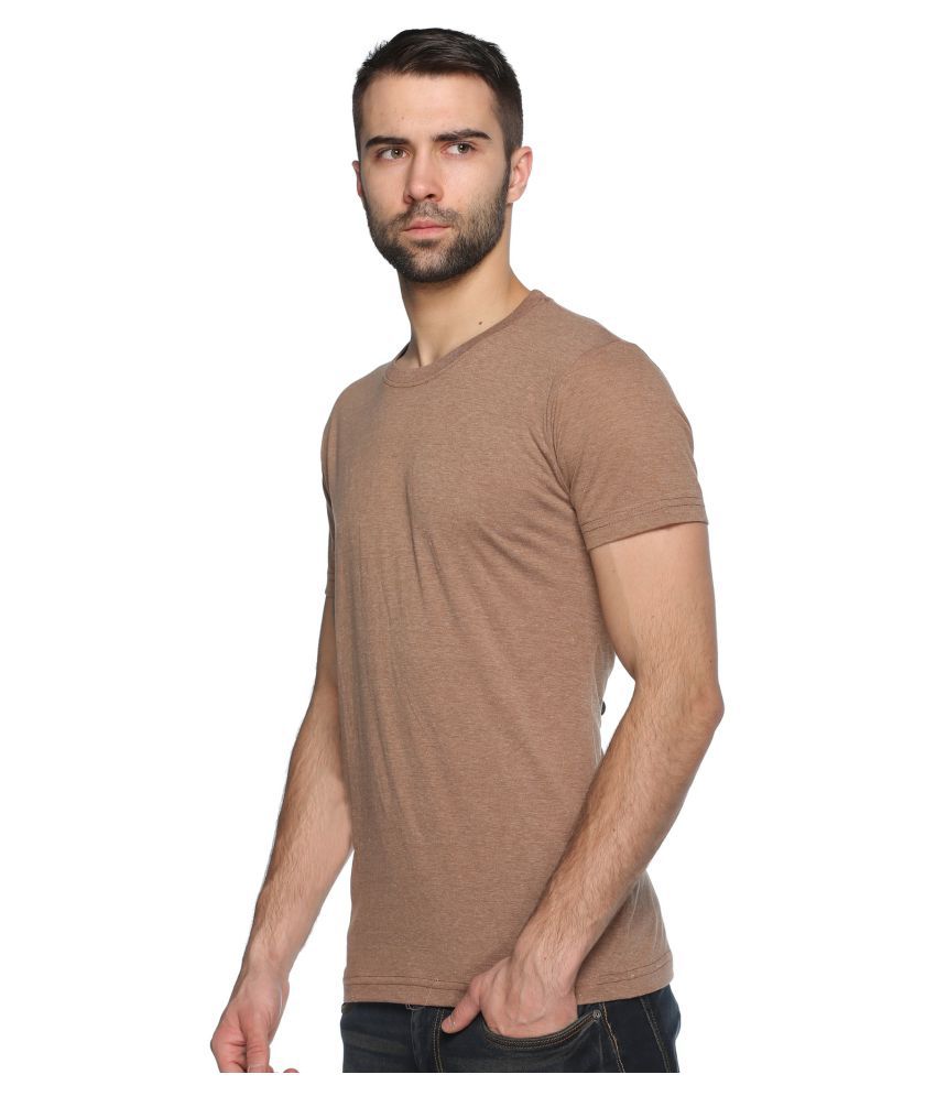 Colors & Blends Brown Round T-Shirt - Buy Colors & Blends Brown Round T ...
