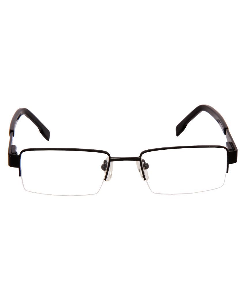 Specs-n-lenses Black Rectangle Spectacle Frame Combine741BL - Buy Specs ...