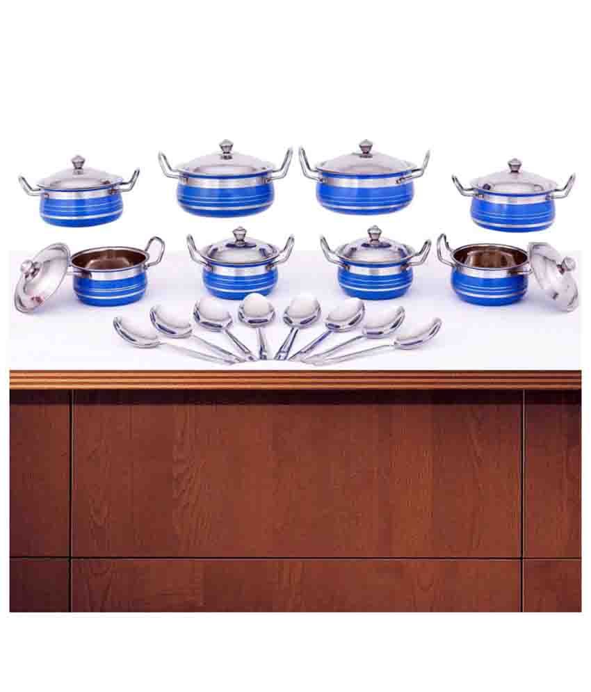 Mahalaxmi Traders Stainless Steel Serving Set Buy Online at Best Price