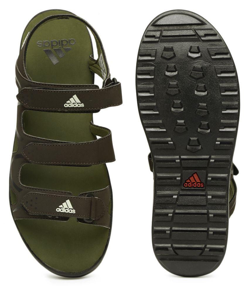 adidas brown sandals