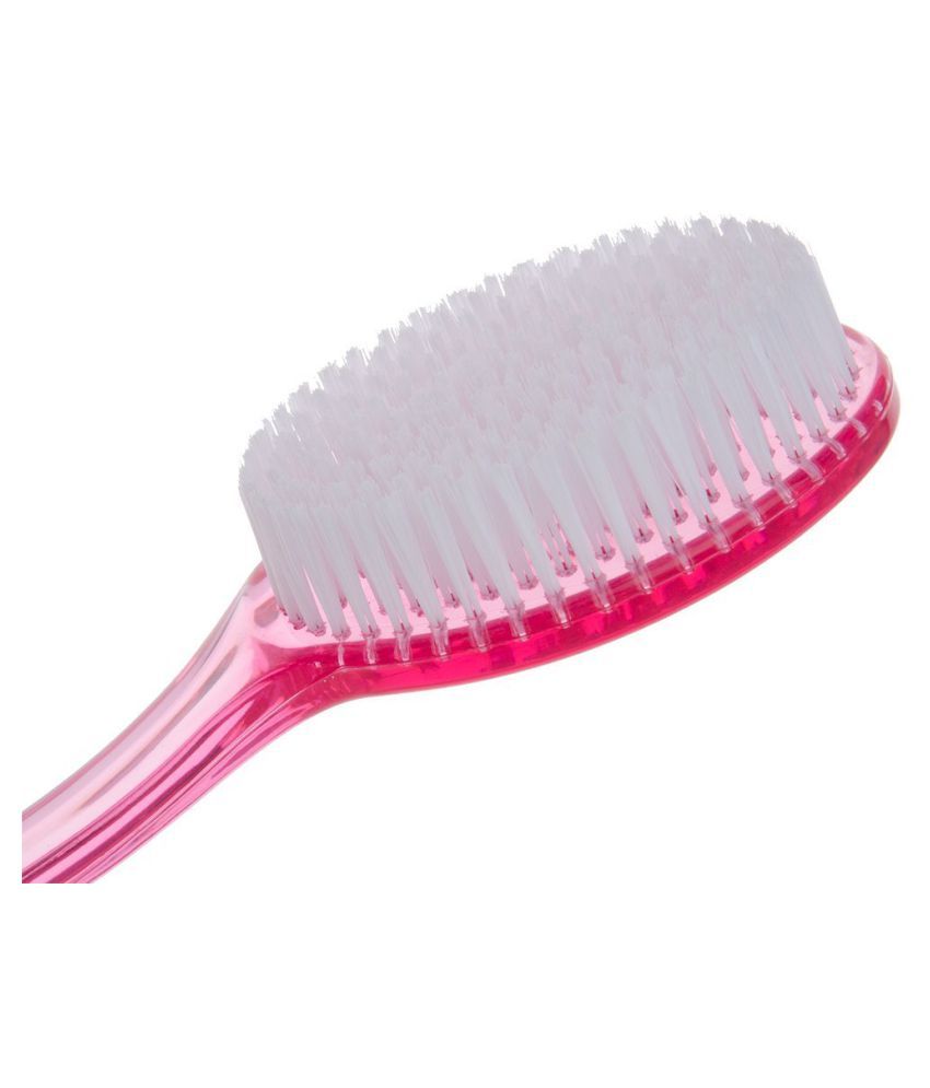 Panache Bath & Body Brush,Rose Pink Clear Long Handle Body Brush Buy