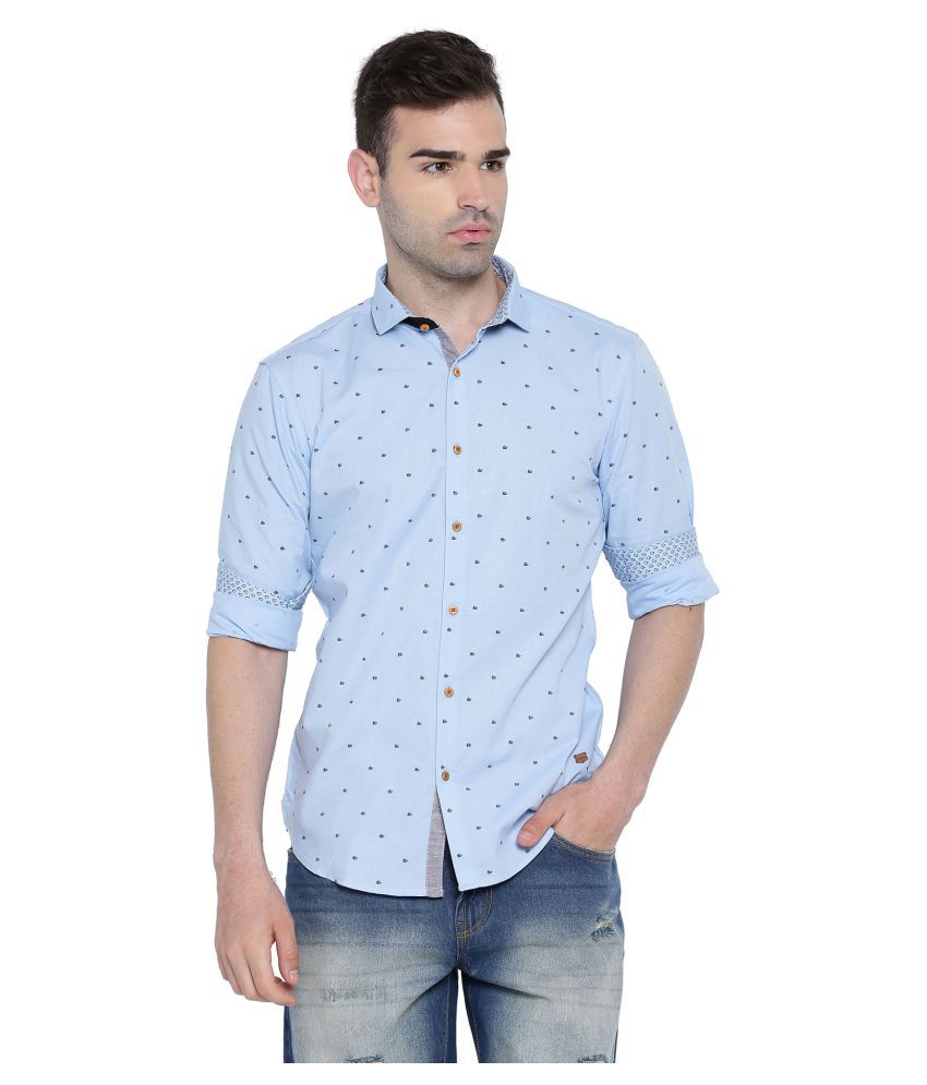 With Blue Casuals Slim Fit Shirt - Buy With Blue Casuals Slim Fit Shirt ...