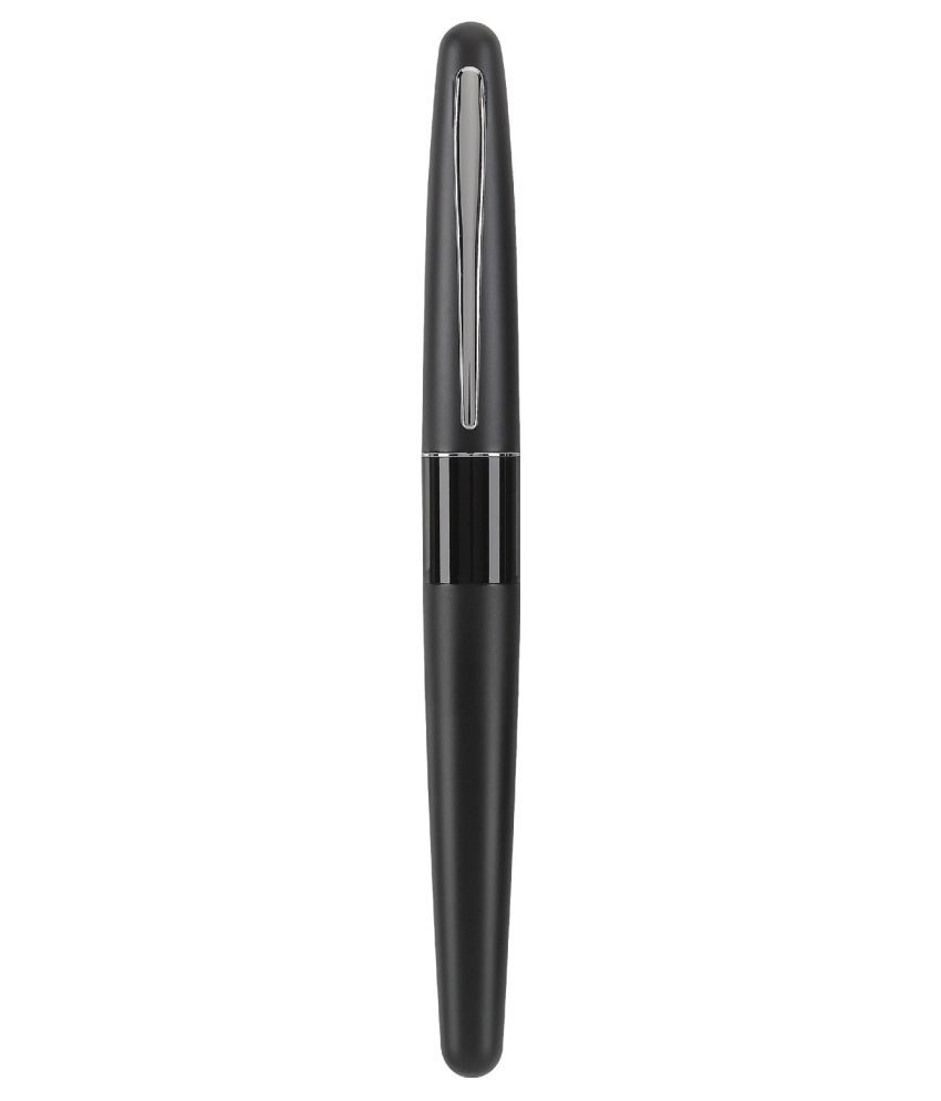 PILOT Metropolitan Collection Fountain Pen Classic Design Black Ink Fine Nib 91111 Black Barrel 