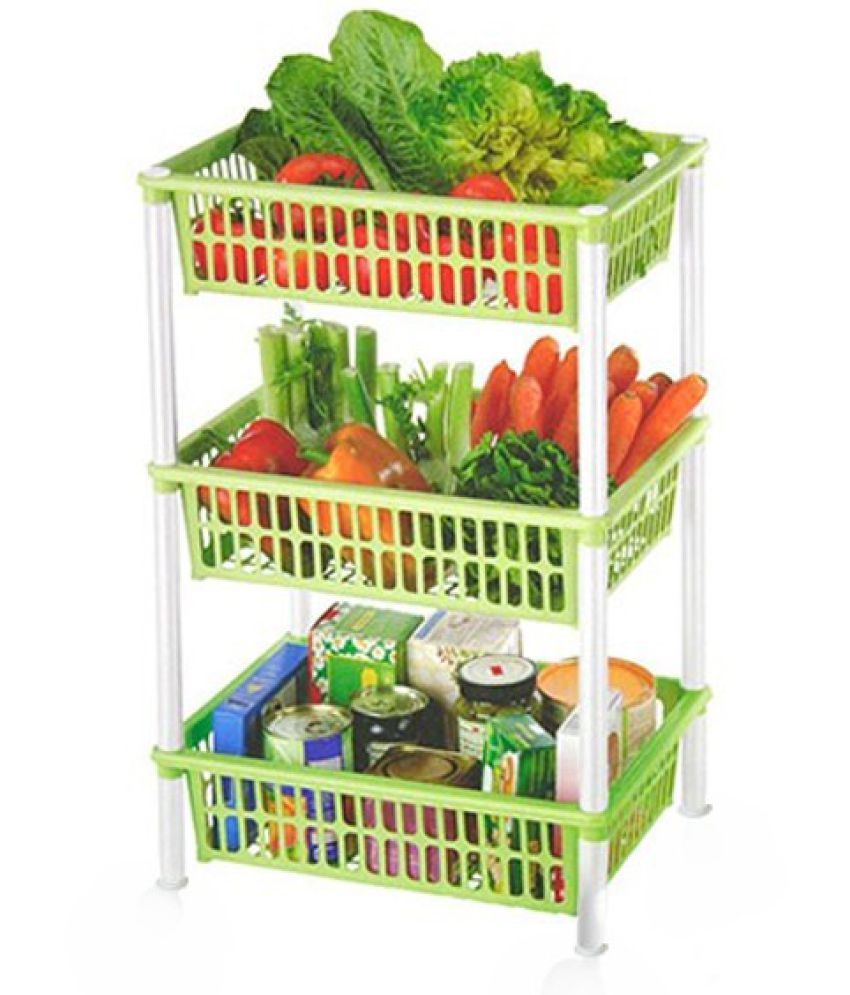 Skykitchen Plastic Fruit & Vegetable Trolley Buy Skykitchen Plastic