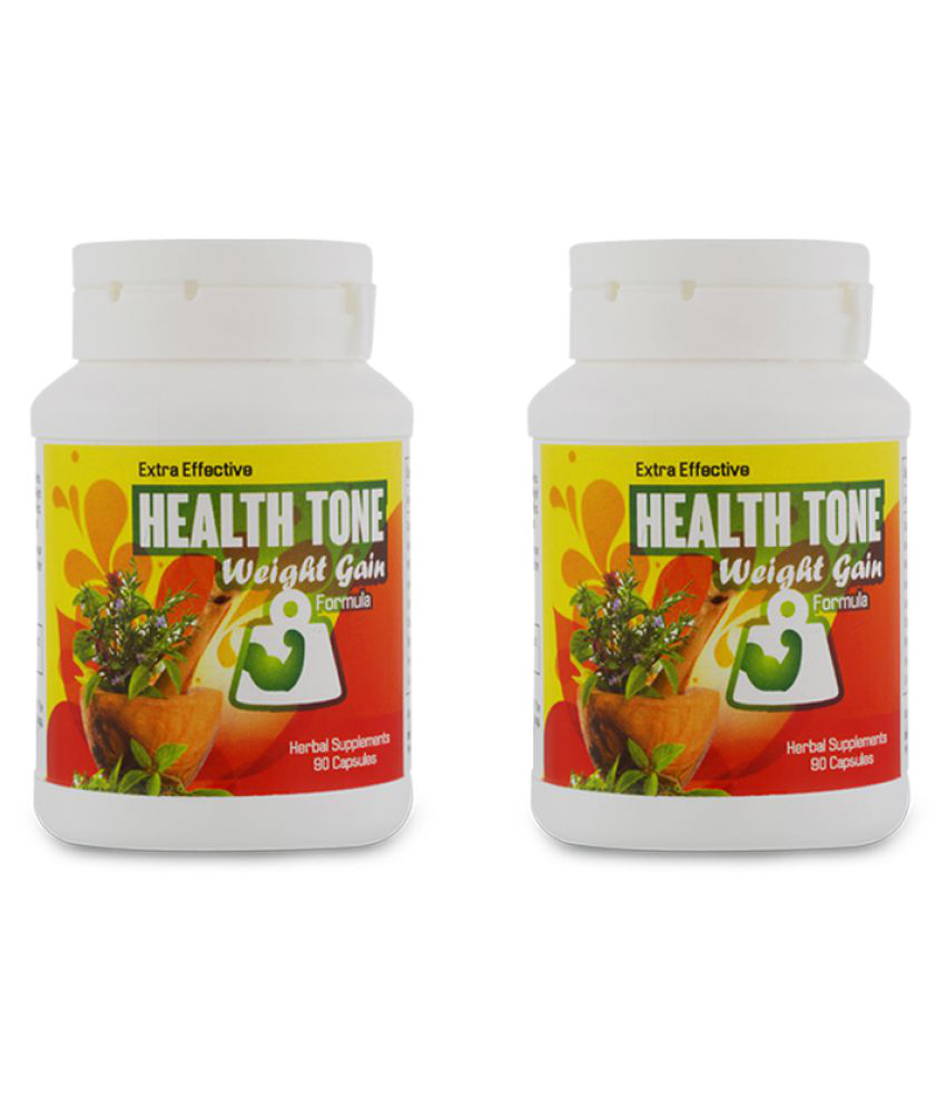 Health Tone Weight Gain- Extra Effective-2 Bottle=180capsules
