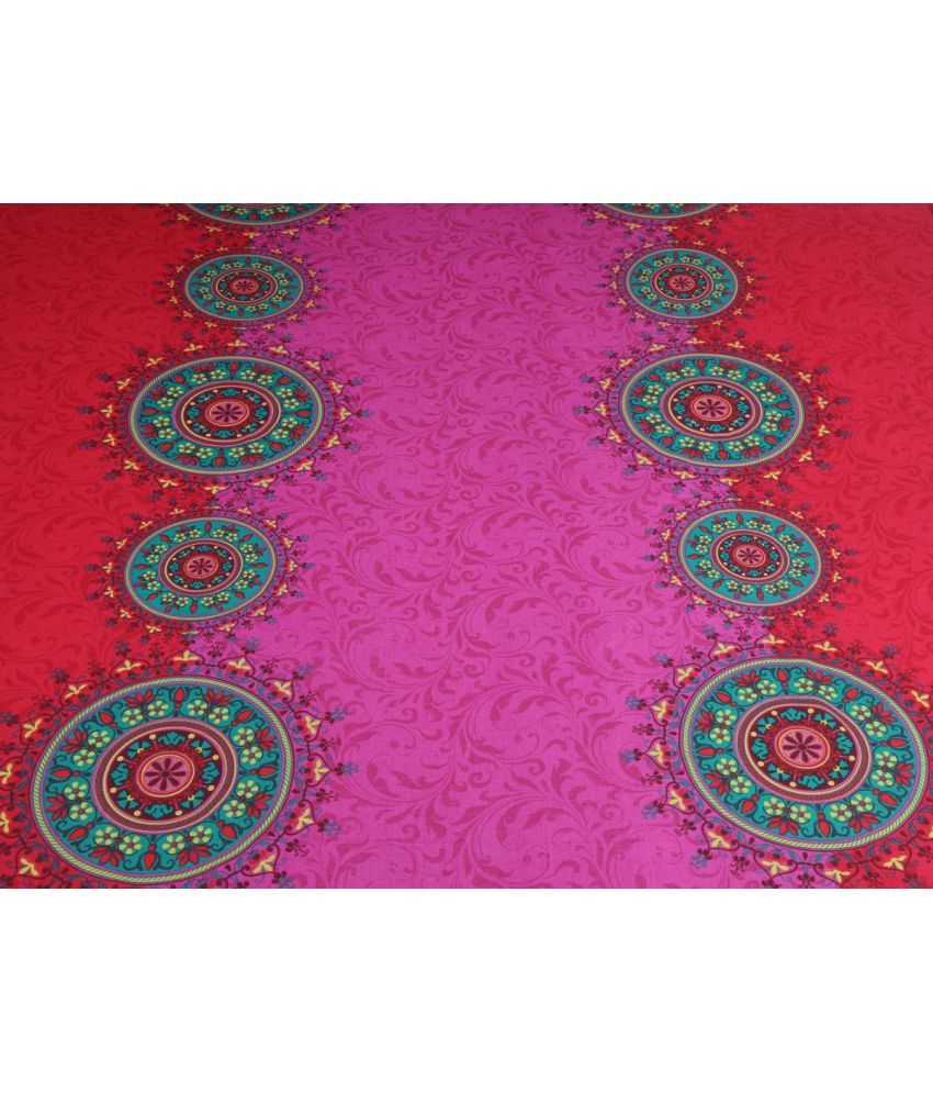 Bombay Dyeing Double Cotton Multi Contemporary Bed Sheet Set of 3 Buy