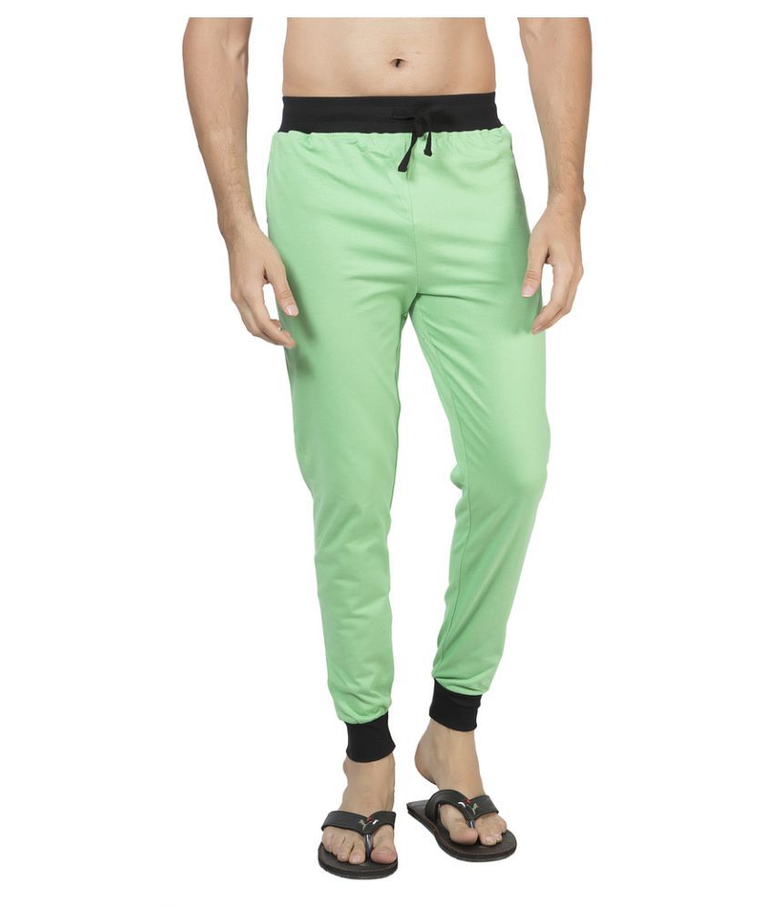 bright green joggers