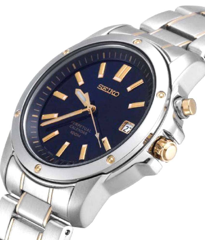 Seiko SNQ010 Silver Analog Men's Watch 