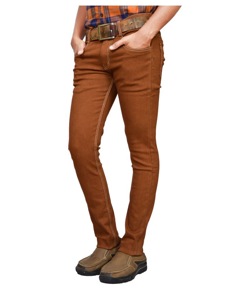 brown skinny pants