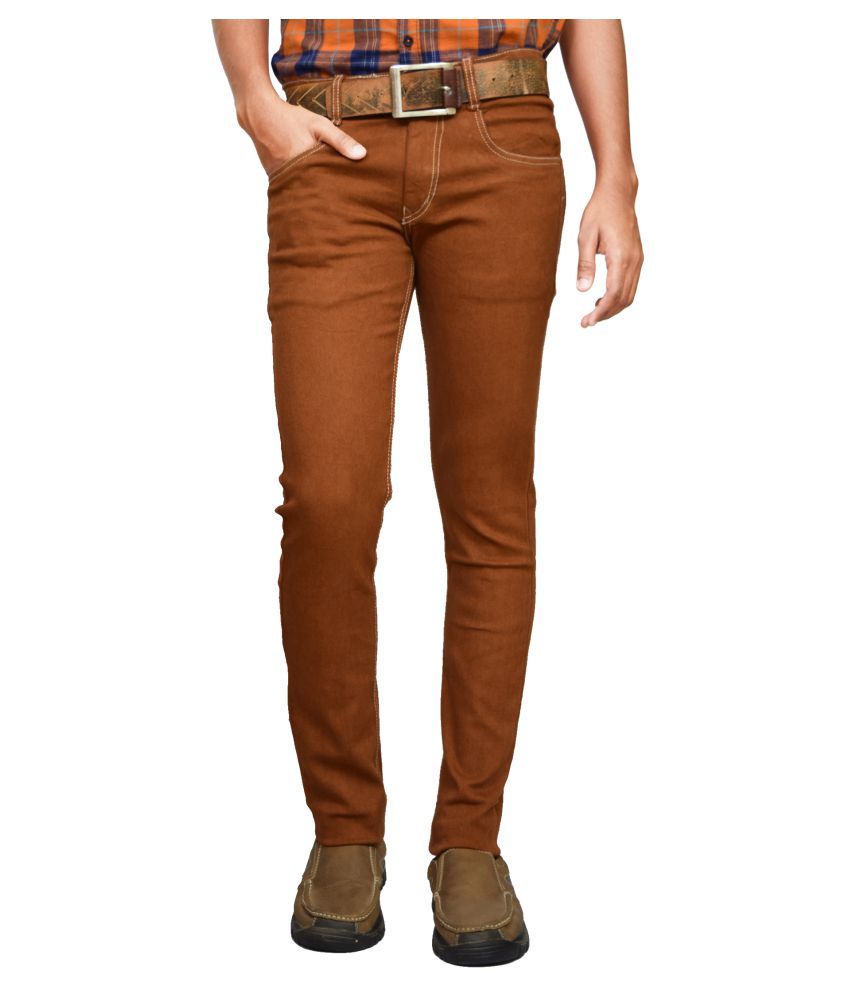     			American Noti Brown Skinny Jeans