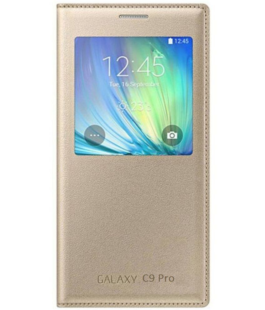 samsung galaxy a9 pro flip cover with sensor