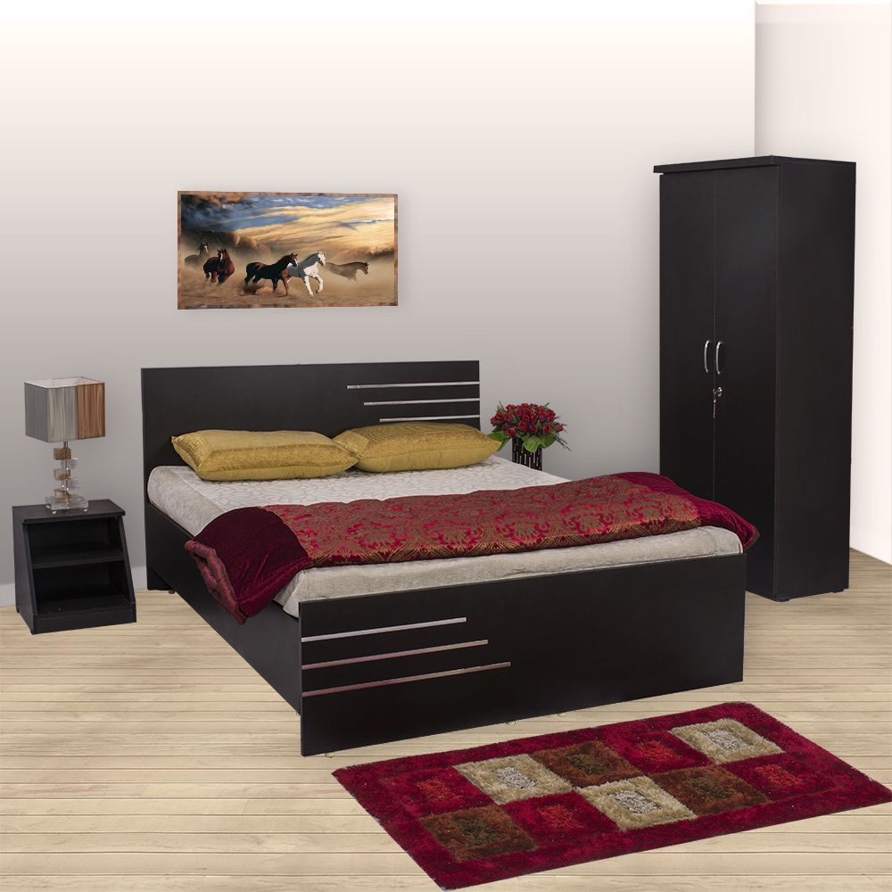 Bharat Lifestyle Amsterdam Bedroom Set Queen Bed ...