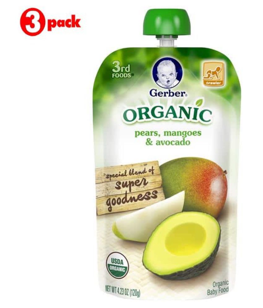 gerber avocado baby food