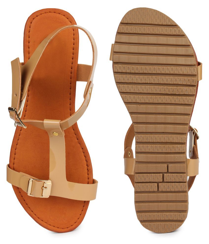 cheap tan flats