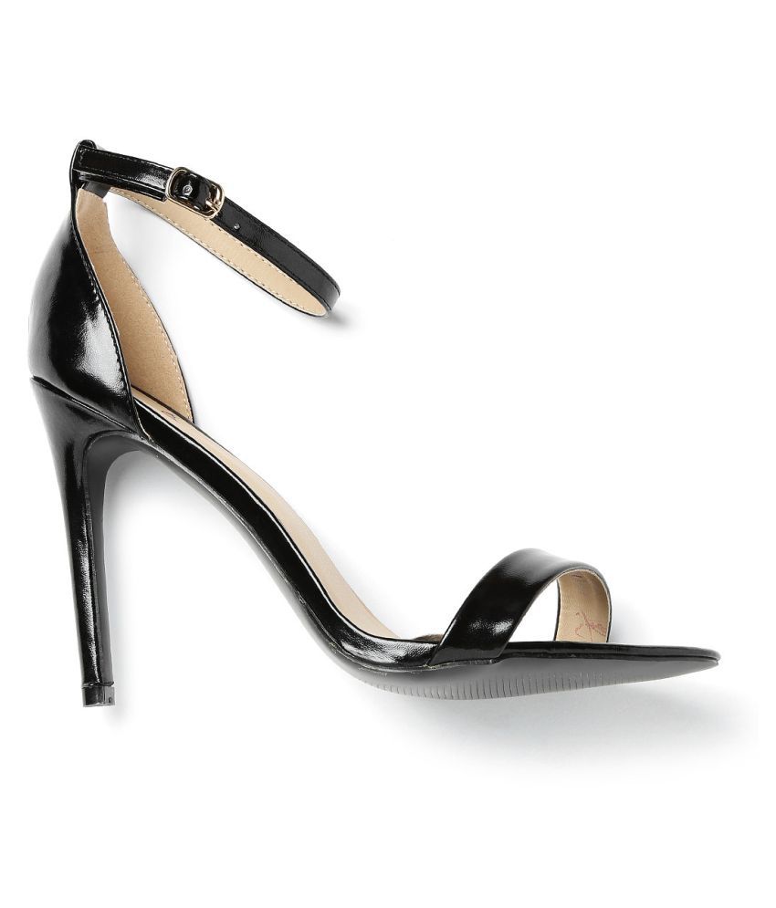 Mast&Harbour Black Stiletto Heels Price in India- Buy Mast&Harbour ...