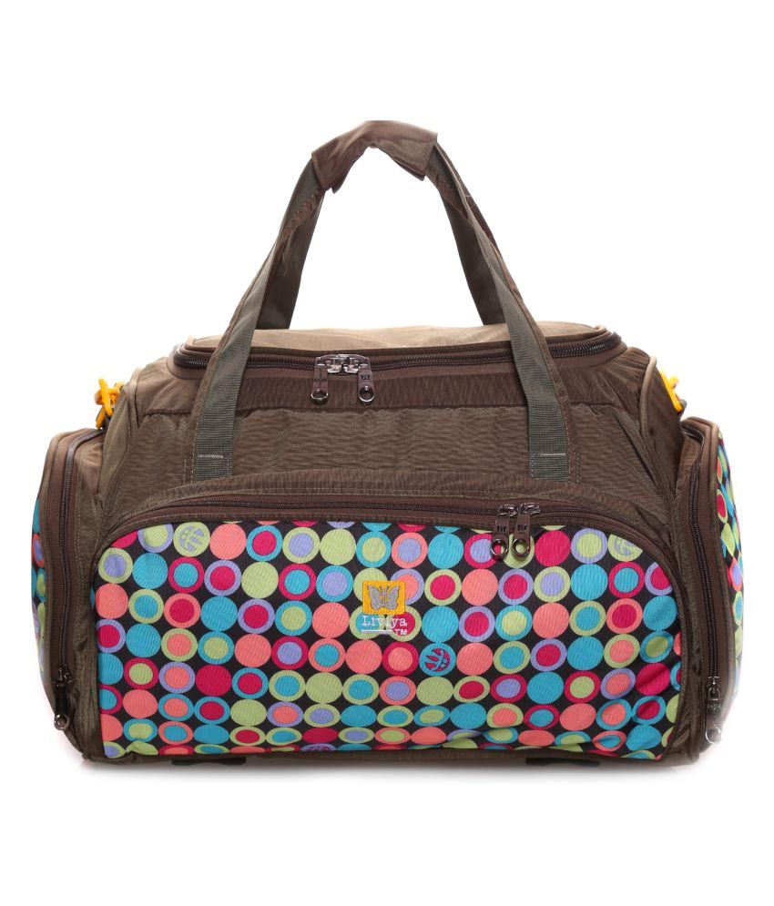 Download Liviya Multi Printed Duffle Bag - Buy Liviya Multi Printed ...