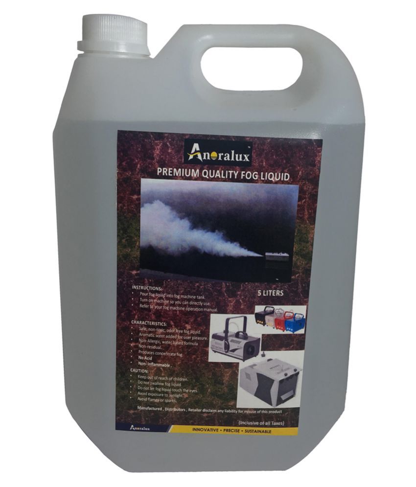Anoralux Premium Quality Fog Machine Oil/Juice 5 Ltrs Buy Anoralux Premium Quality Fog