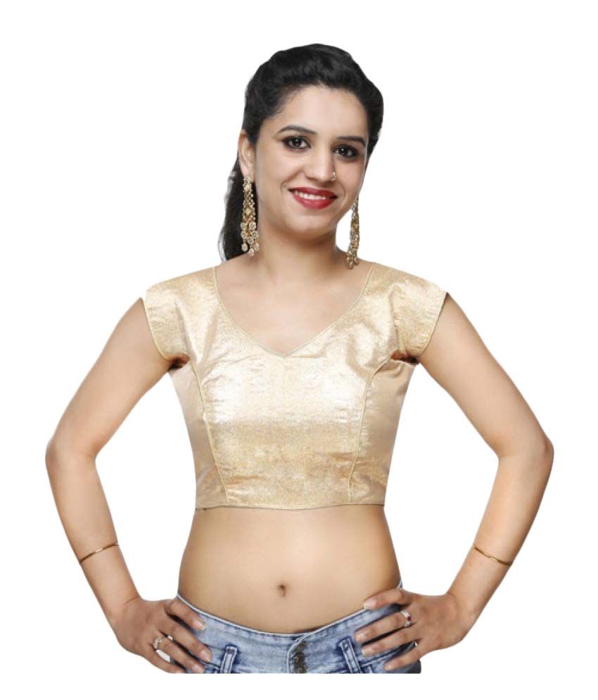 Lady in Style Gold Round Shape With Dori Blouse - Buy Lady in Style ...