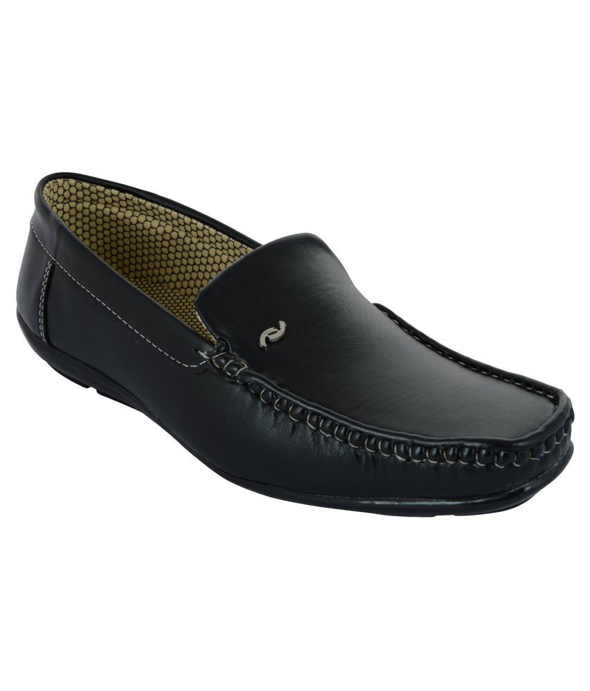 Shoe Sense Black Loafers