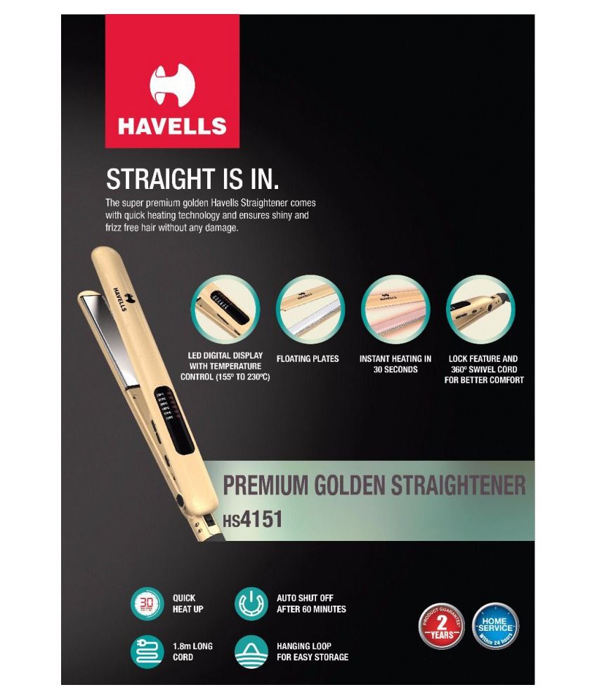 Havells hair straightener hs4151 price clearance