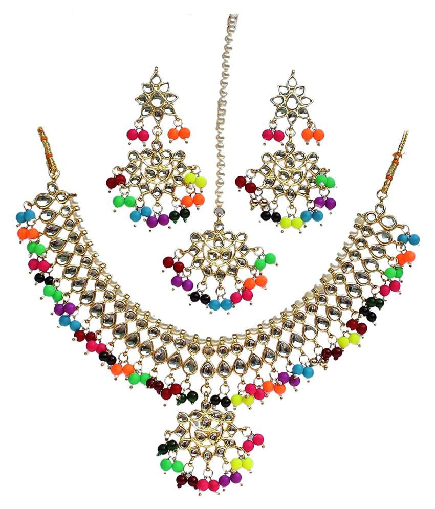 Jewels Gold Latest Designer Necklace Set For Women Buy Jewels Gold Latest Designer Necklace