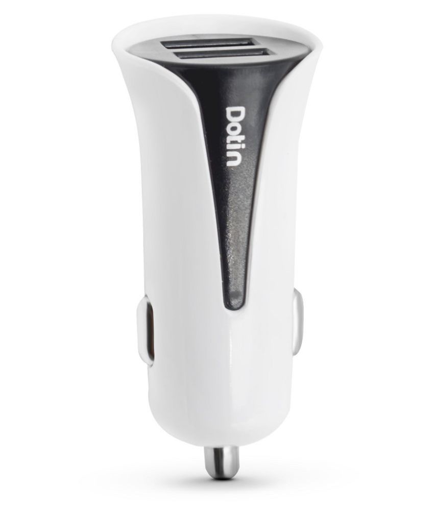 Dotin Car Mobile Charger CCDNX1 White Buy Dotin Car Mobile Charger