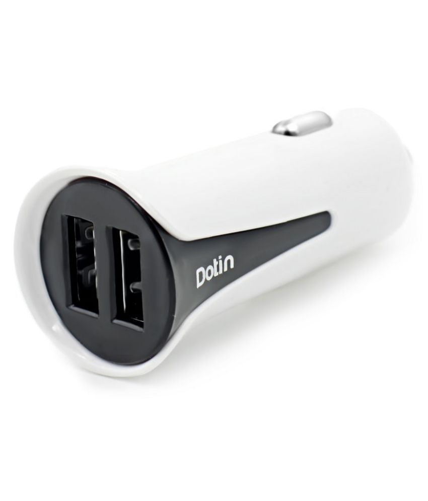 Dotin Car Mobile Charger CCDNX1 White Buy Dotin Car Mobile Charger