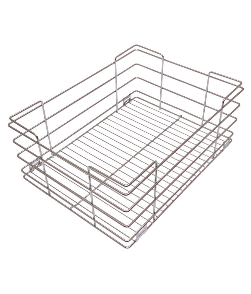 Buy Alex Plain Kitchen Basket ( 21 X 20 X 8 Inches) Steel Wire Basket Online at Low Price in