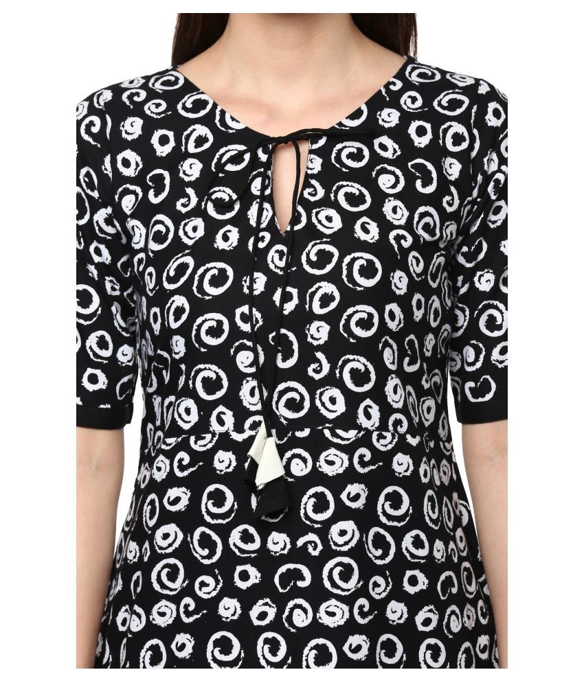 janasya black kurti