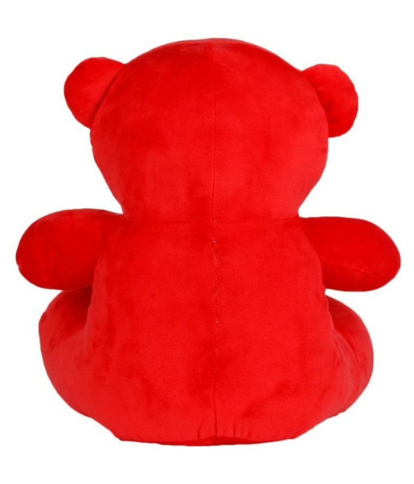 teddy bear image red colour