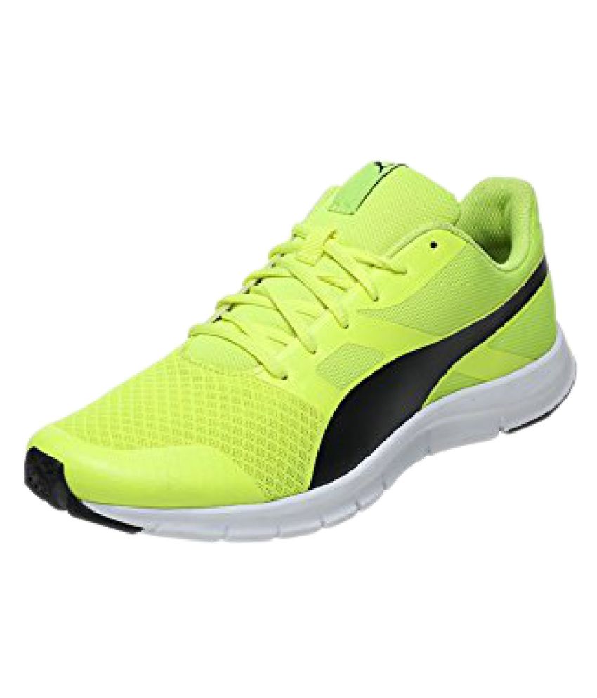 Puma Flexracer DP Yellow Running Shoes 