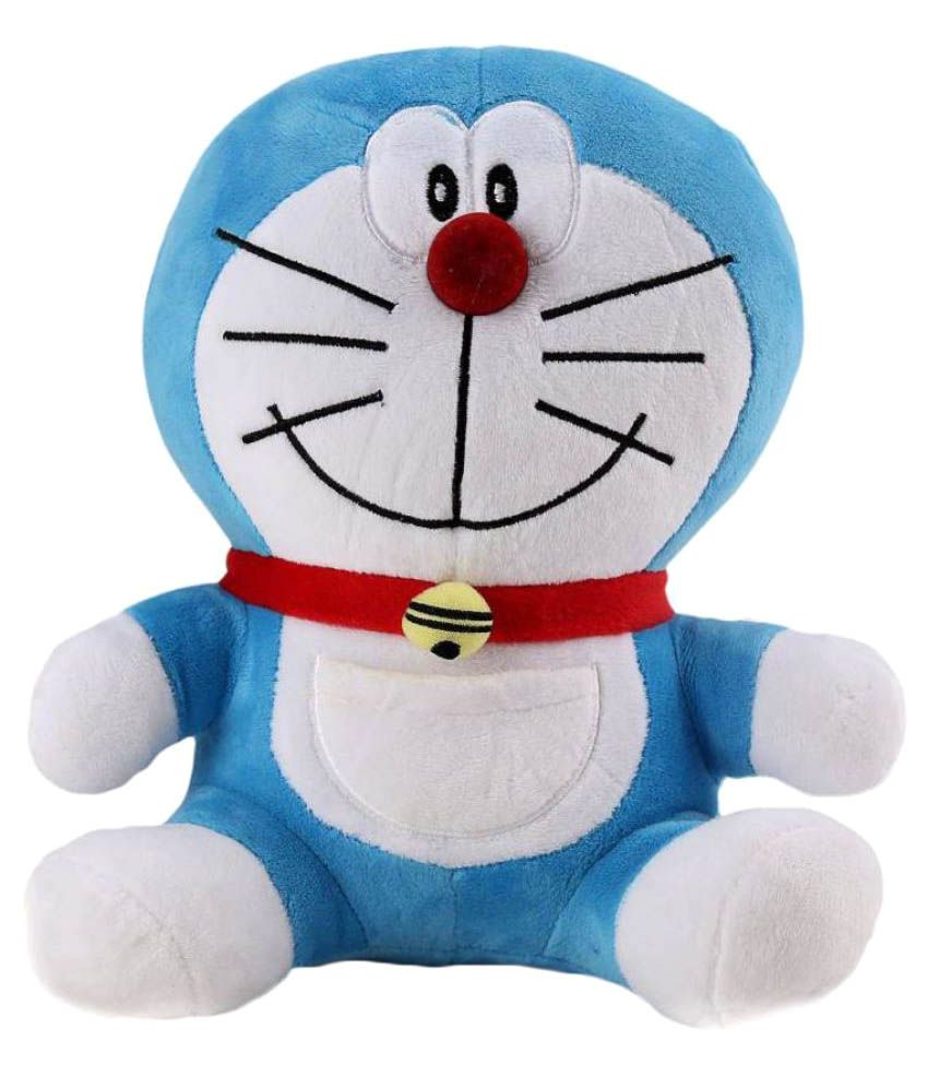 Poonam Enterprises Multi Color Doreamon stuffed love soft toy for