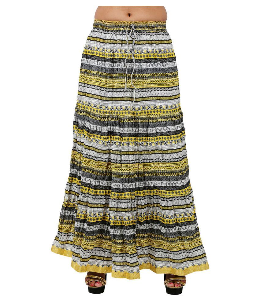 Buy Vivan Creation Cotton Broomstick Skirt Online at Best Prices in