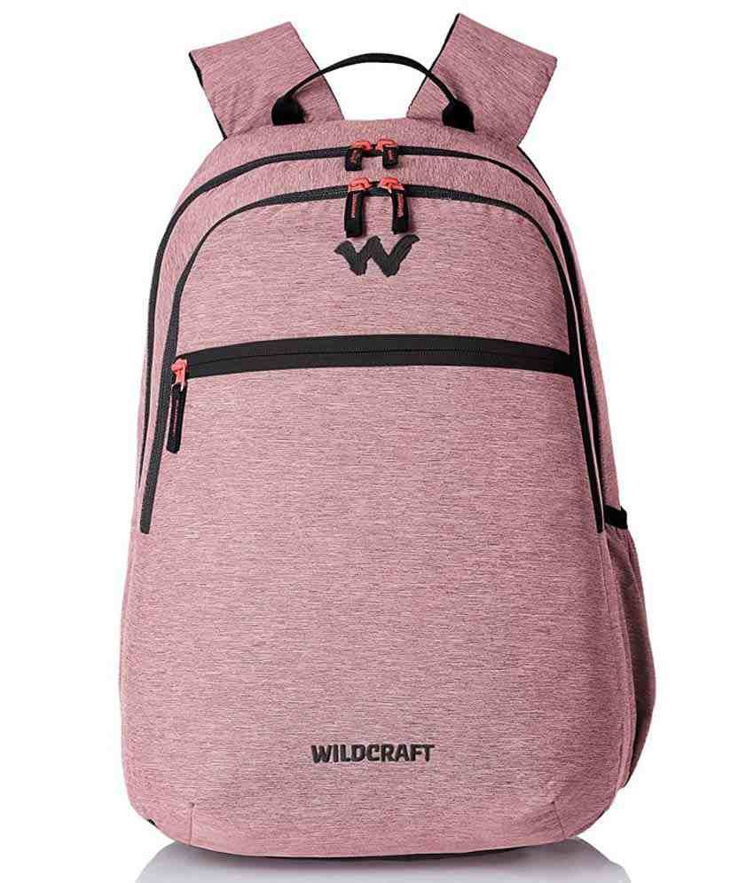 wildcraft pink backpack