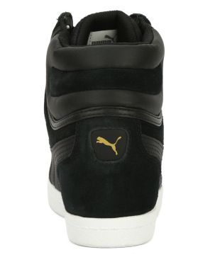 puma vikky wedge black