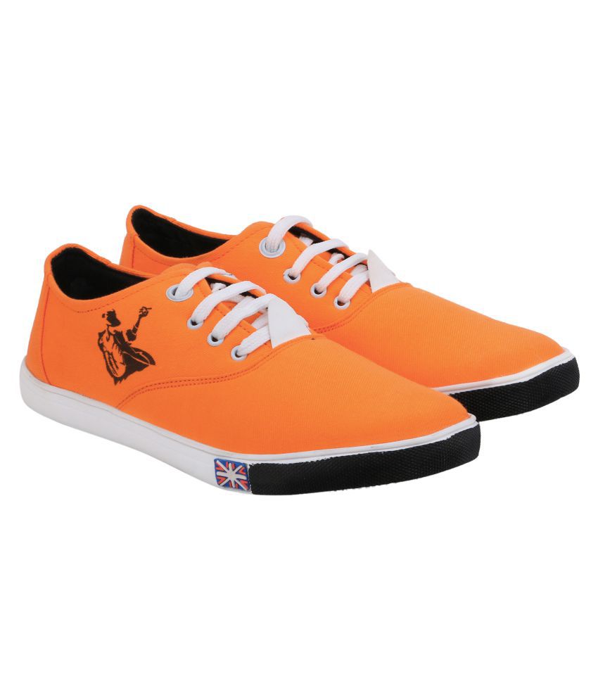     			Kzaara Sneakers Orange Casual Shoes