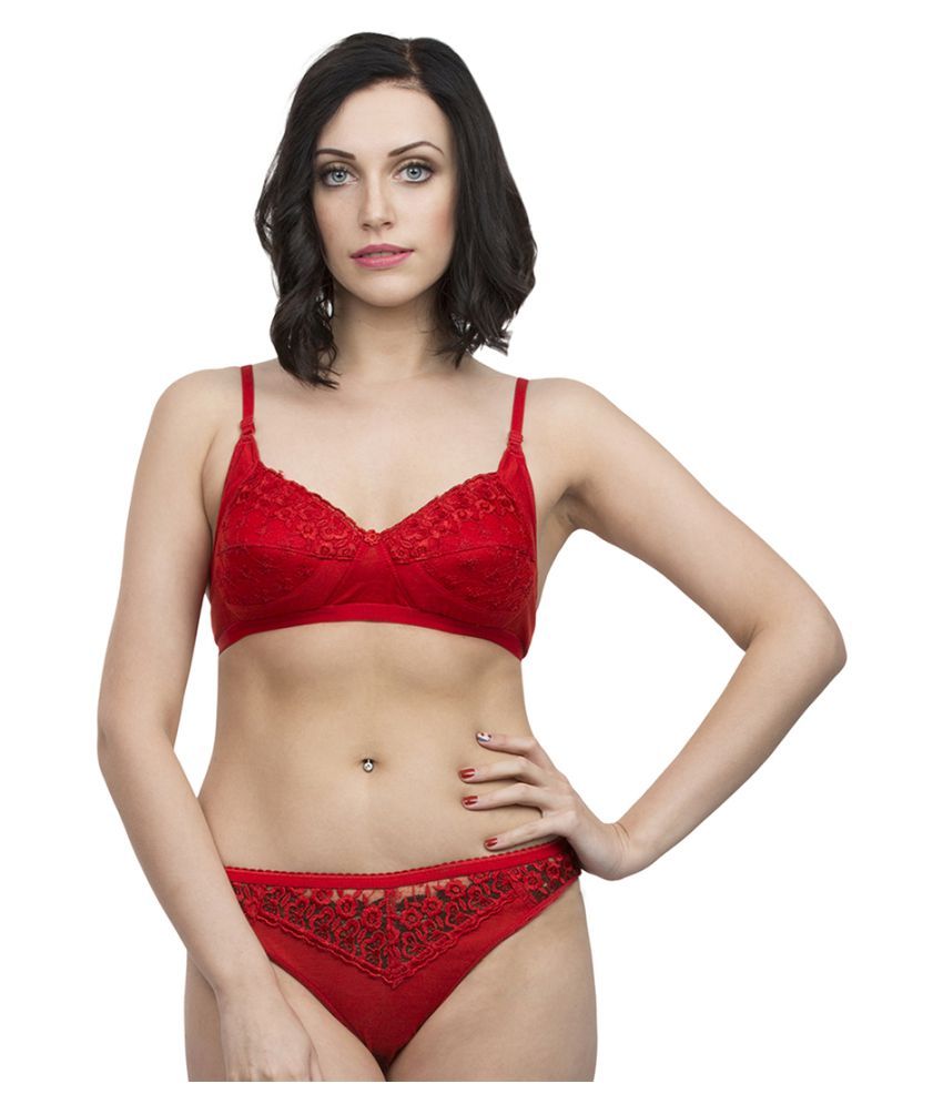 Buy Trass Cotton Bra And Panty Set Online At Best Prices In India Snapdeal