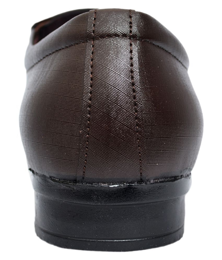 Desi Juta Brown Office Non-Leather Formal Shoes Price in India- Buy ...