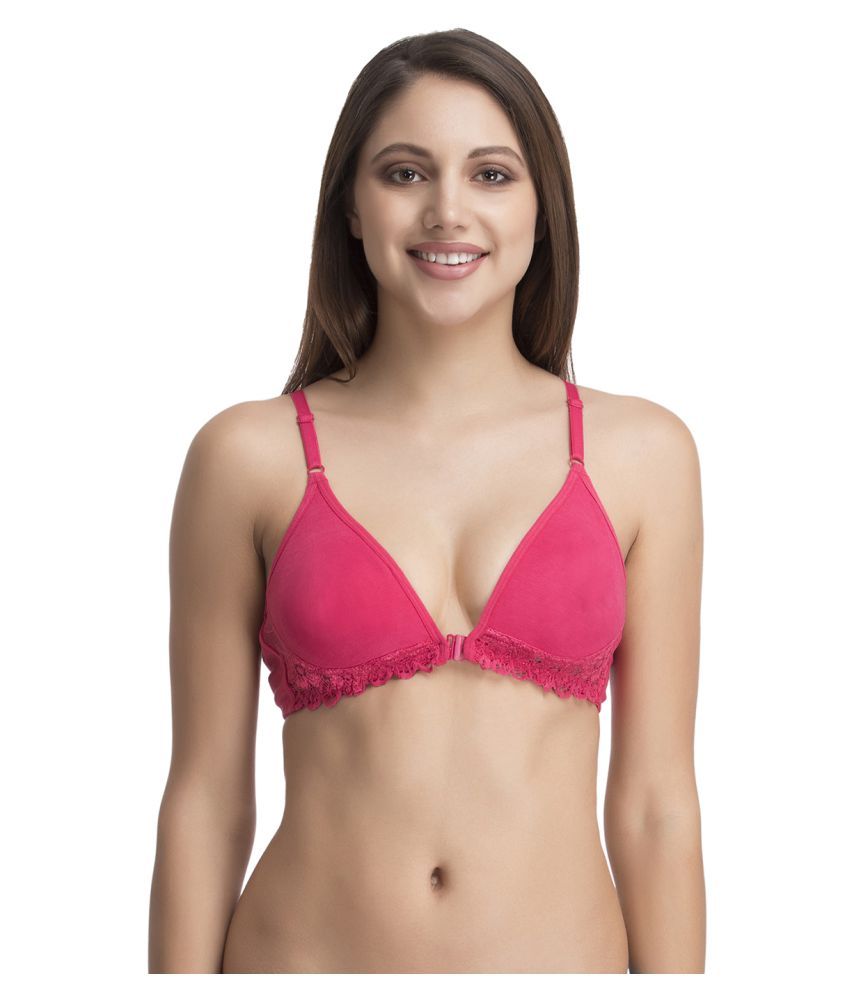     			Clovia Poly Cotton Plunge Bra