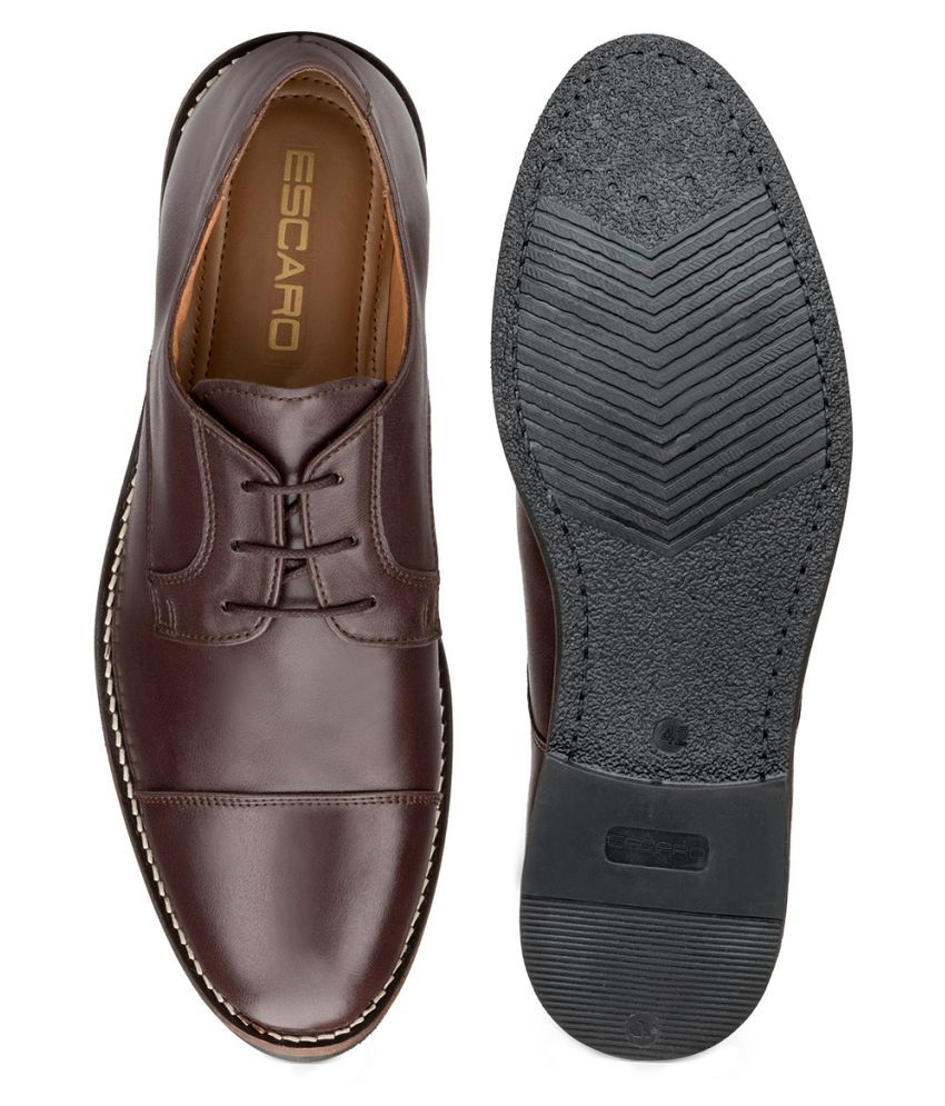 textured derby formal shoes