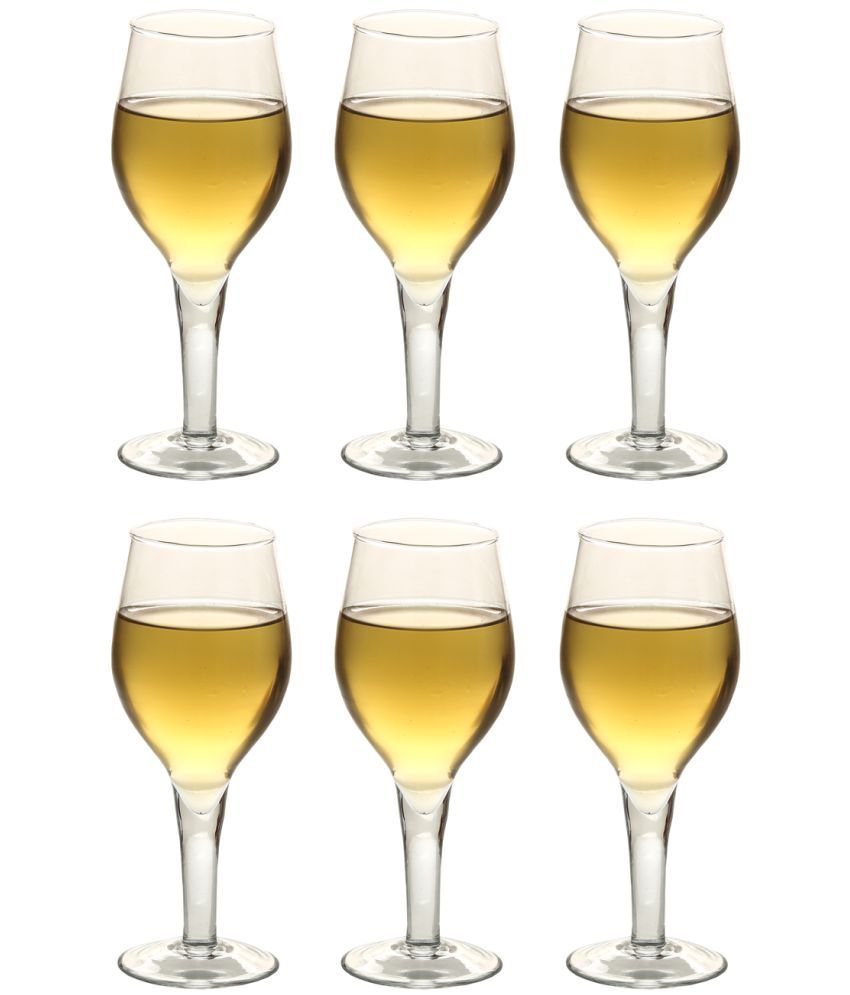     			Somil Wine  Glasses Set,  250 ML - (Pack Of 6)