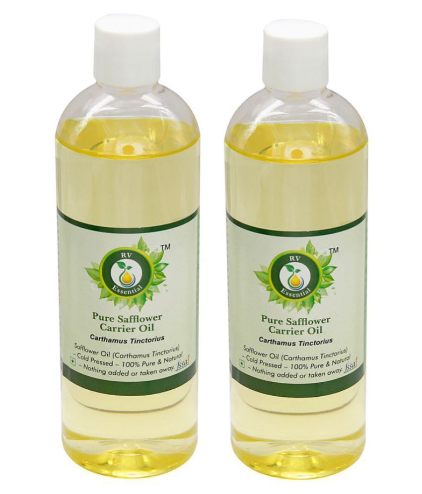 R V Essential Pure Safflower Carrier Oil (100+100ml)Carthamus
