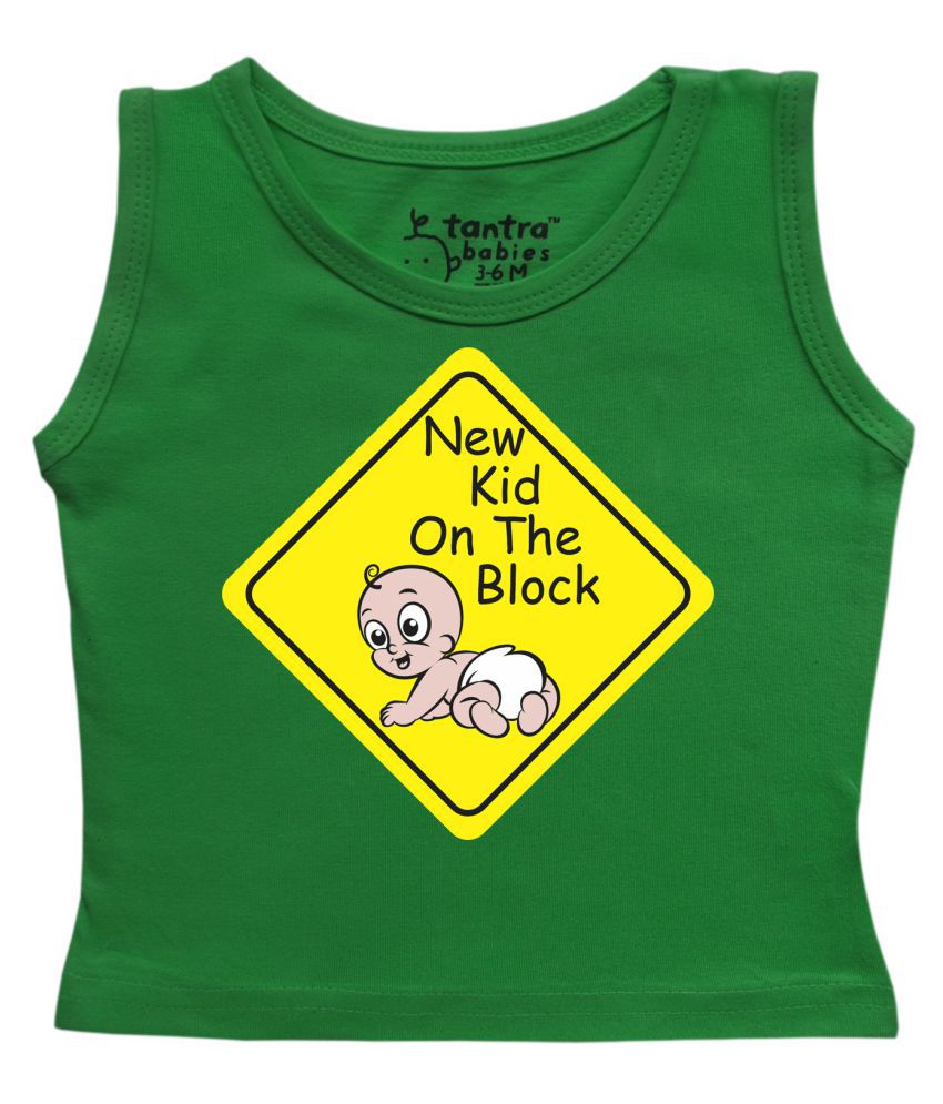     			Tantra Green Vest For Babies