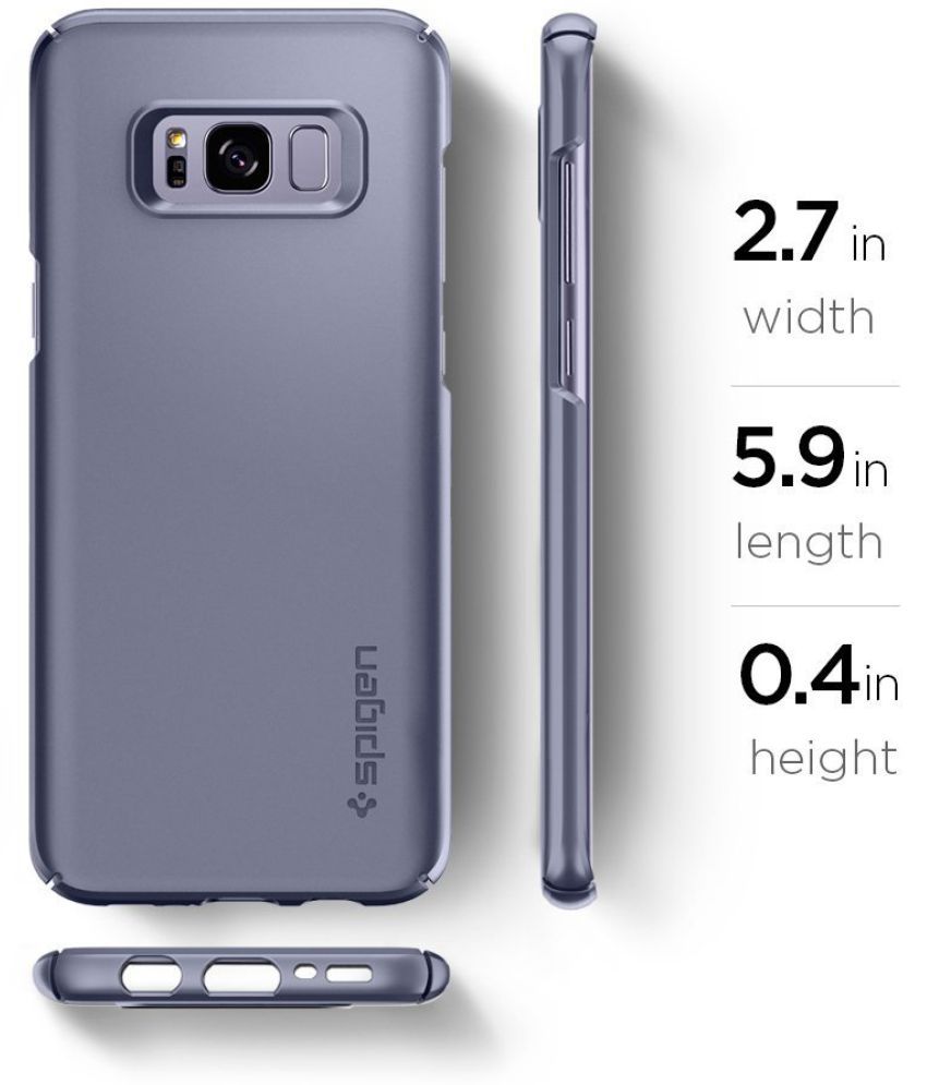 Spigen Galaxy S8 Case Thin Fit Orchid Gray 565CS21623