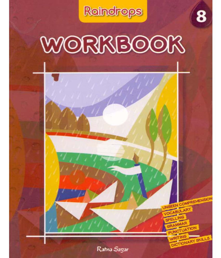     			Raindrops English Work Book Class - 8