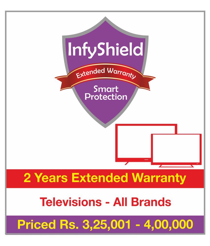 Buy InfyShield Television Extended Warranty 325001 400000 Online at