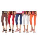 Greenwich Pack of 5 Girls 100% Cotton Capris ( Multi )