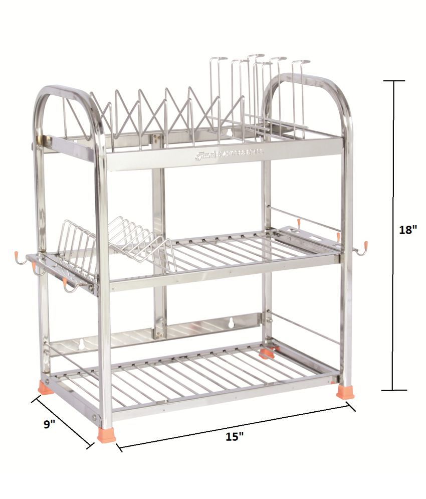Buy Amol Stainless Steel Utensils Rack Online at Low Price in India