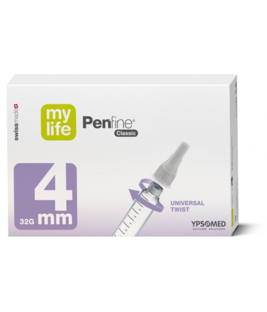     			My Life penfine needle 4mm 50 pcs Syringe&Carry Case